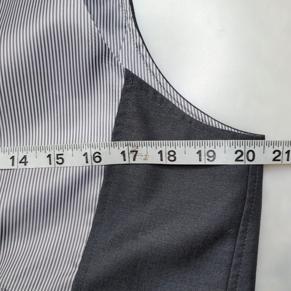 John Varvatos Serge Vest Waistcoat Gray - Picture 14 of 14